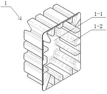 一种空调包装结构的垫块及空调包装结构的制作方法
