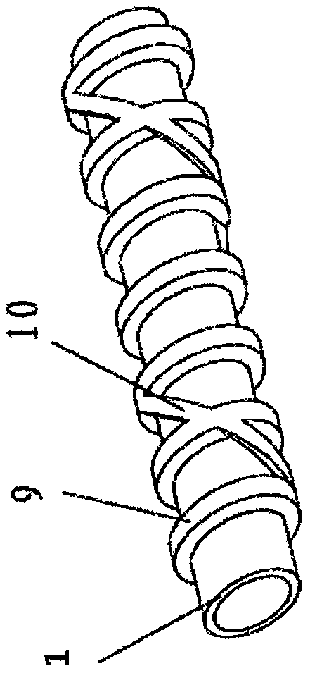 一种螺旋型聚四氟乙烯管的制作方法