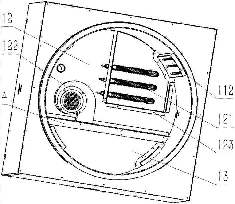 极片卷料的热风循环烘干装置及包含其的热风循环干燥箱的制作方法