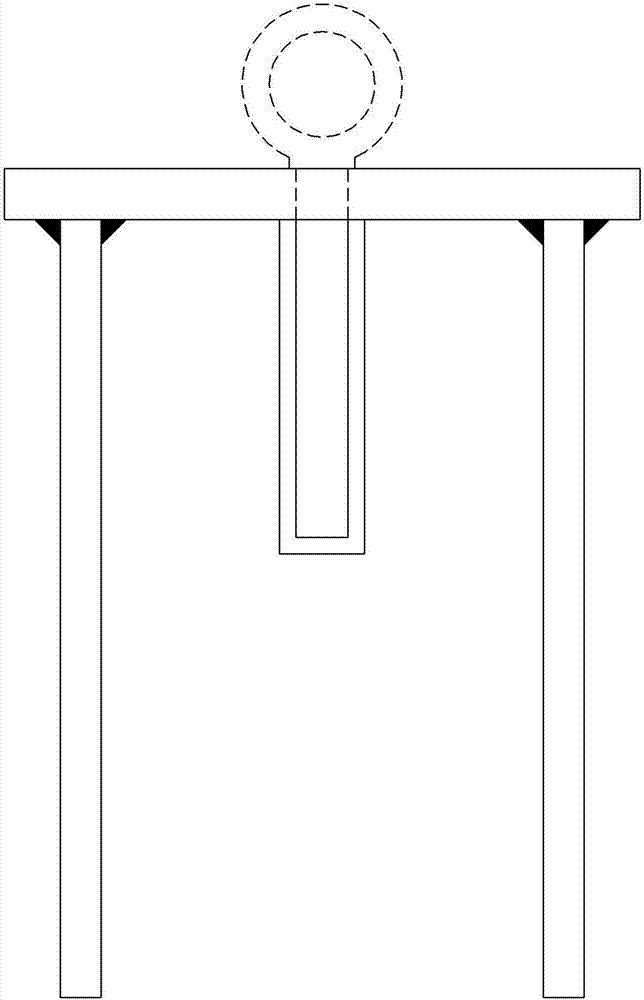 一种综合管廊预埋式活动底板吊钩组件的制作方法