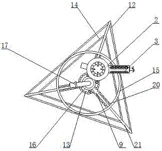 一种垂直下降的小型手动打井机的制作方法