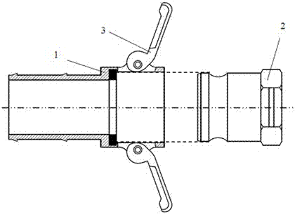 一种可插入自动锁紧的凸轮锁紧式快速阴接头的制作方法