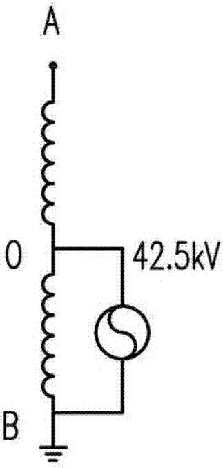 线圈不对称分裂的干式自耦变压器的制作方法