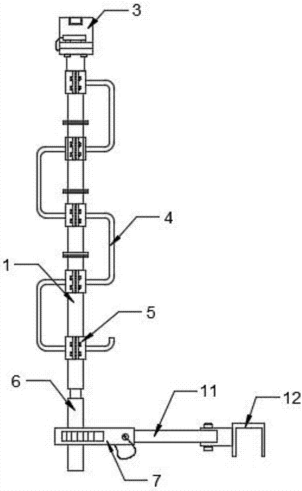 一种输电线路复合绝缘子下线专用梯的制作方法