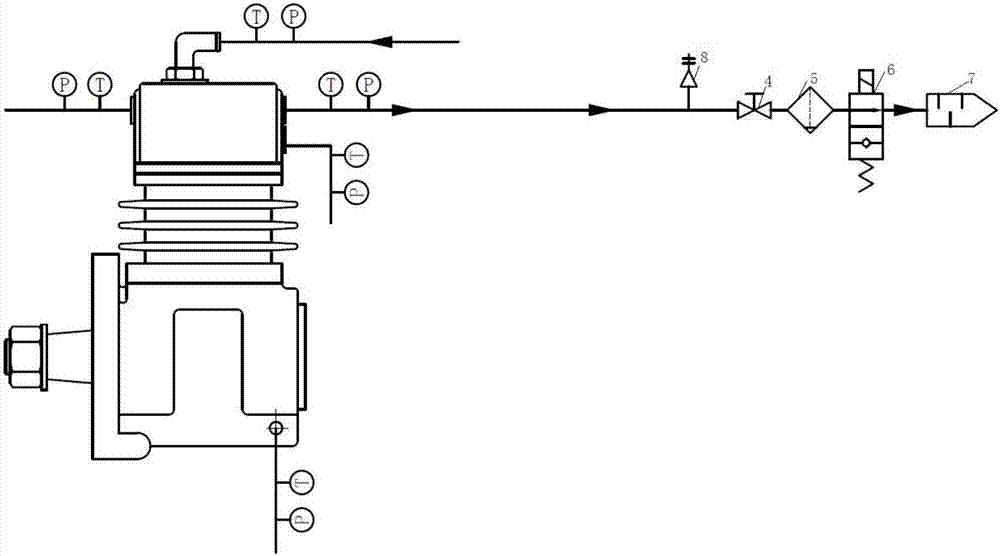 全自动空气压缩机的搭载试验装置的制作方法