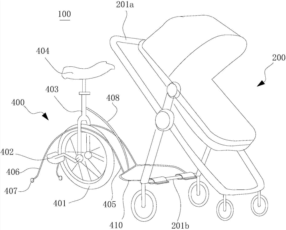 可代步婴幼儿推车的制作方法