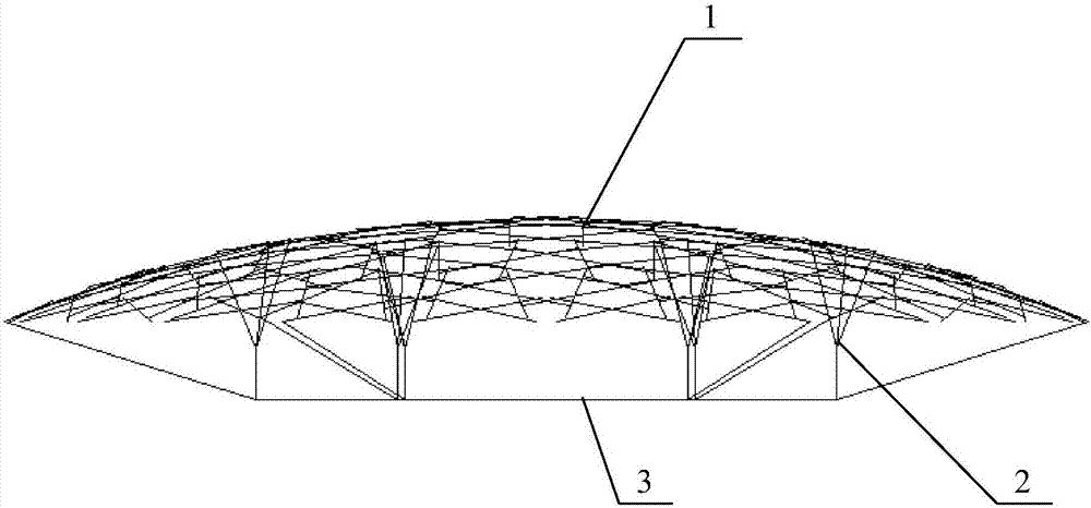 一种互承式张弦网壳结构的制作方法