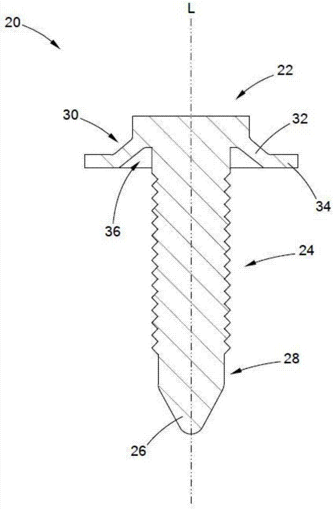 凹入式弹簧垫圈流钻螺钉的制作方法
