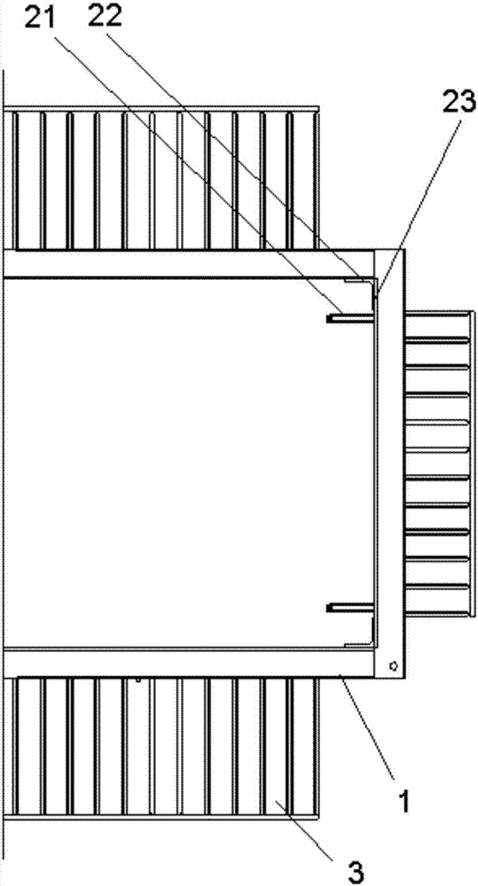 一种波纹油箱吊攀结构的制作方法