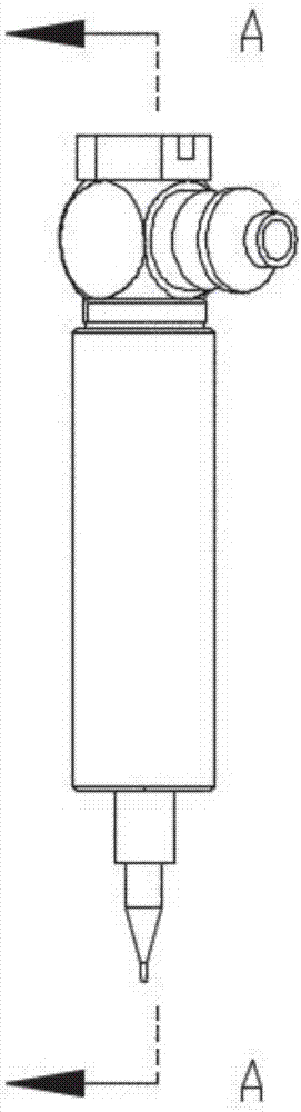 一种LED固晶机的点胶头自动测高装置的制作方法