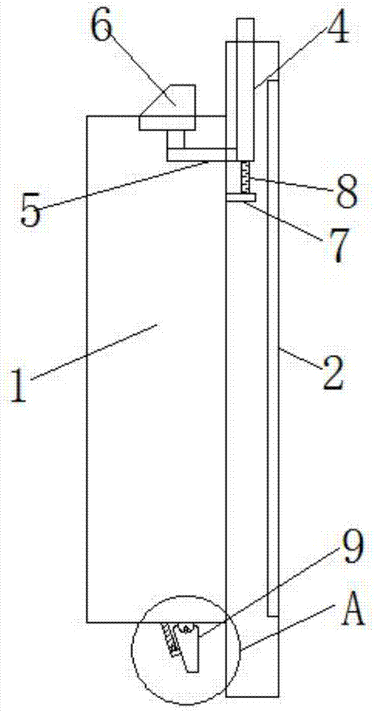 一种带固定结构的一体式空压机控制器的制作方法