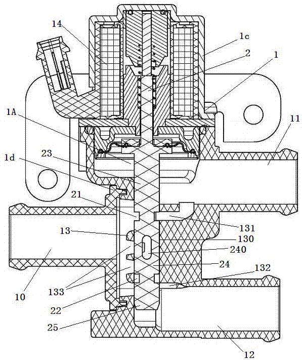 两位三通阀的制作方法