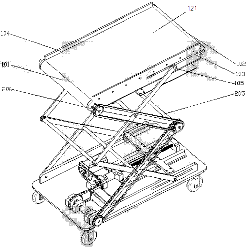 一种基于丝杠的柜式货物装卸升降机的制作方法