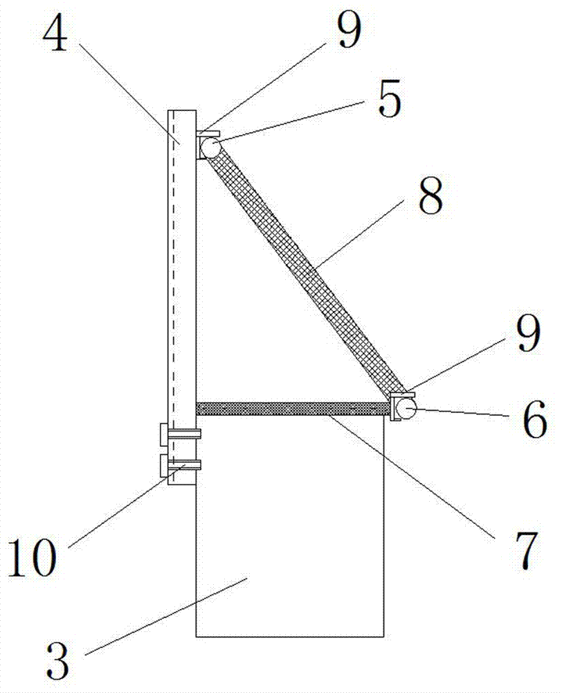 一种凉水塔挡水墙的制作方法