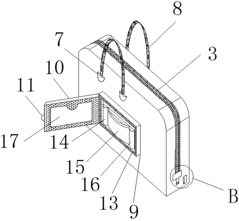 一种新型财务专用包的制作方法