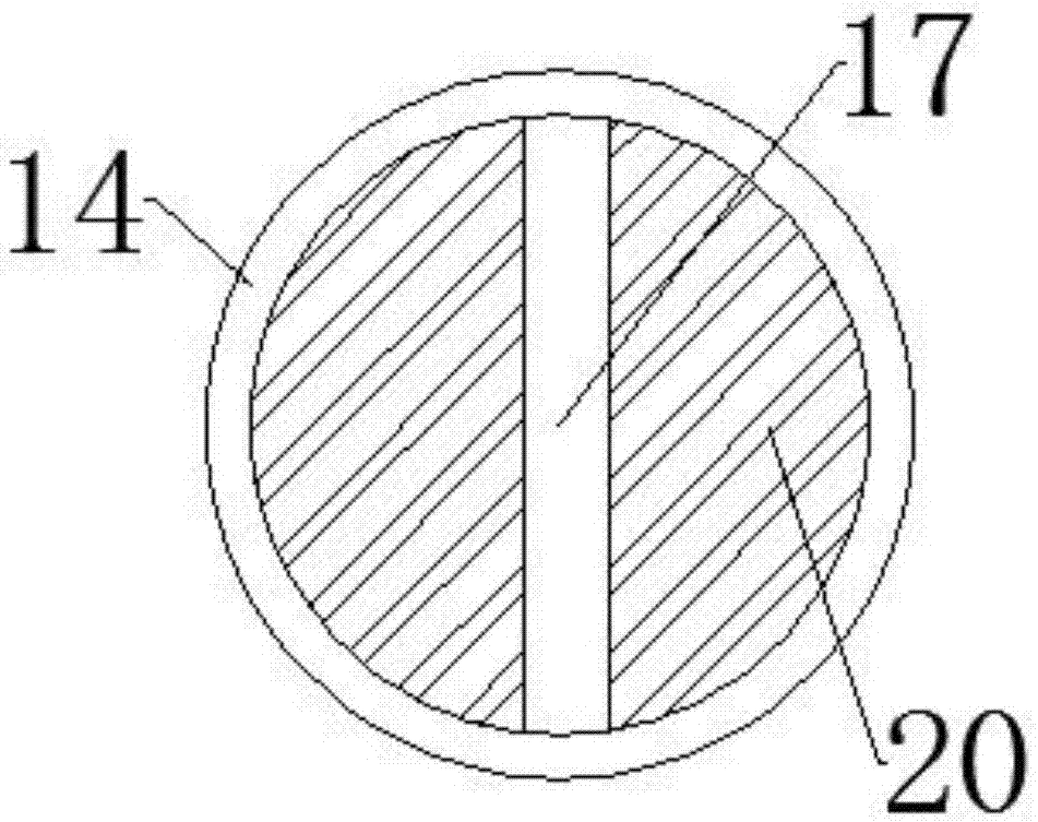 一种电池封装用废旧塑料高效混料装置的制作方法