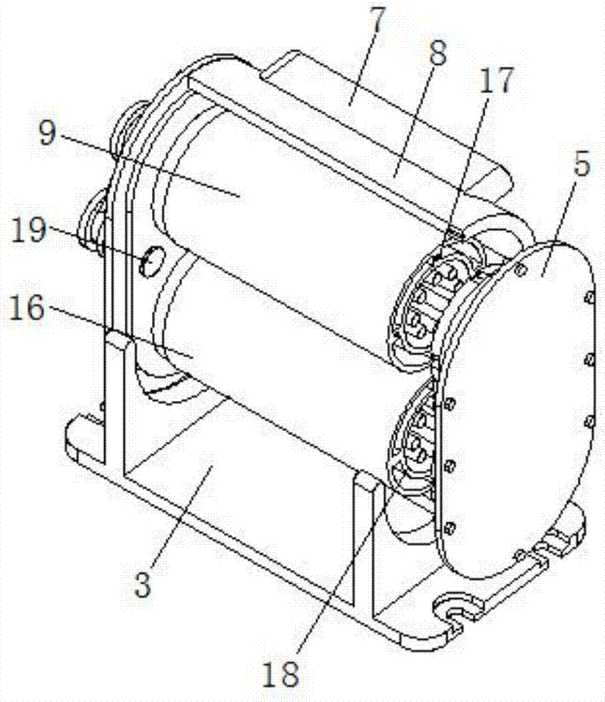 一种PTFE膜材生产用滚筒输送烘干装置的制作方法