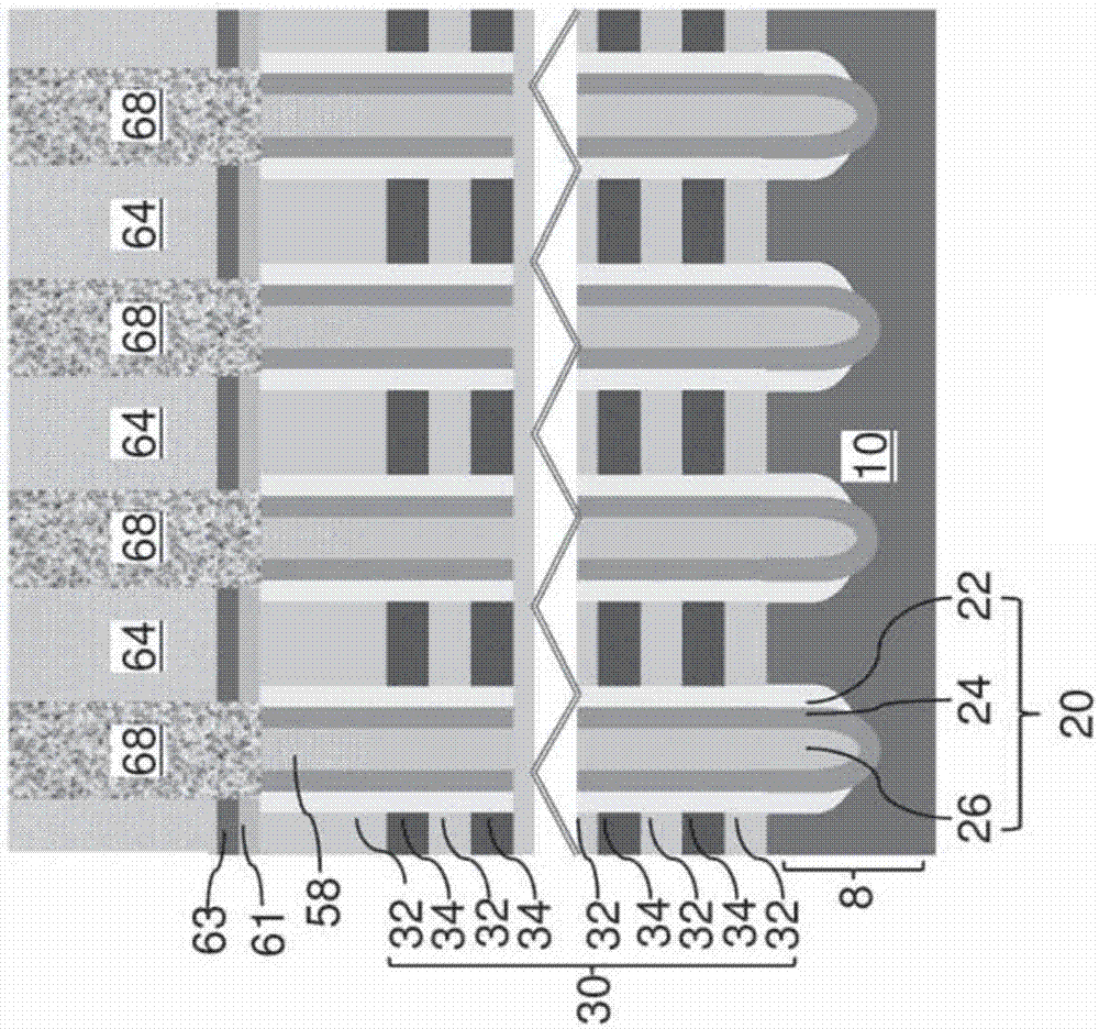 有五重存储器堆叠结构配置的三维NAND器件的制作方法