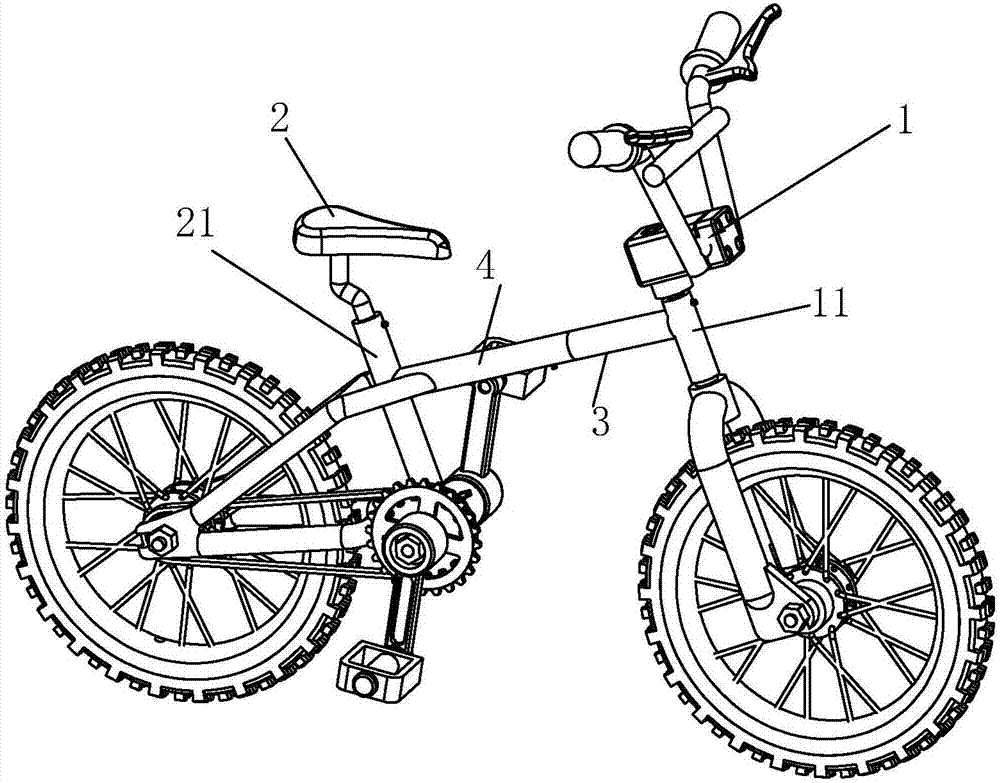 一种儿童自行车的制作方法