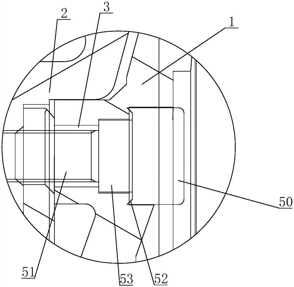 一种扩压板和中间体的连接结构的制作方法