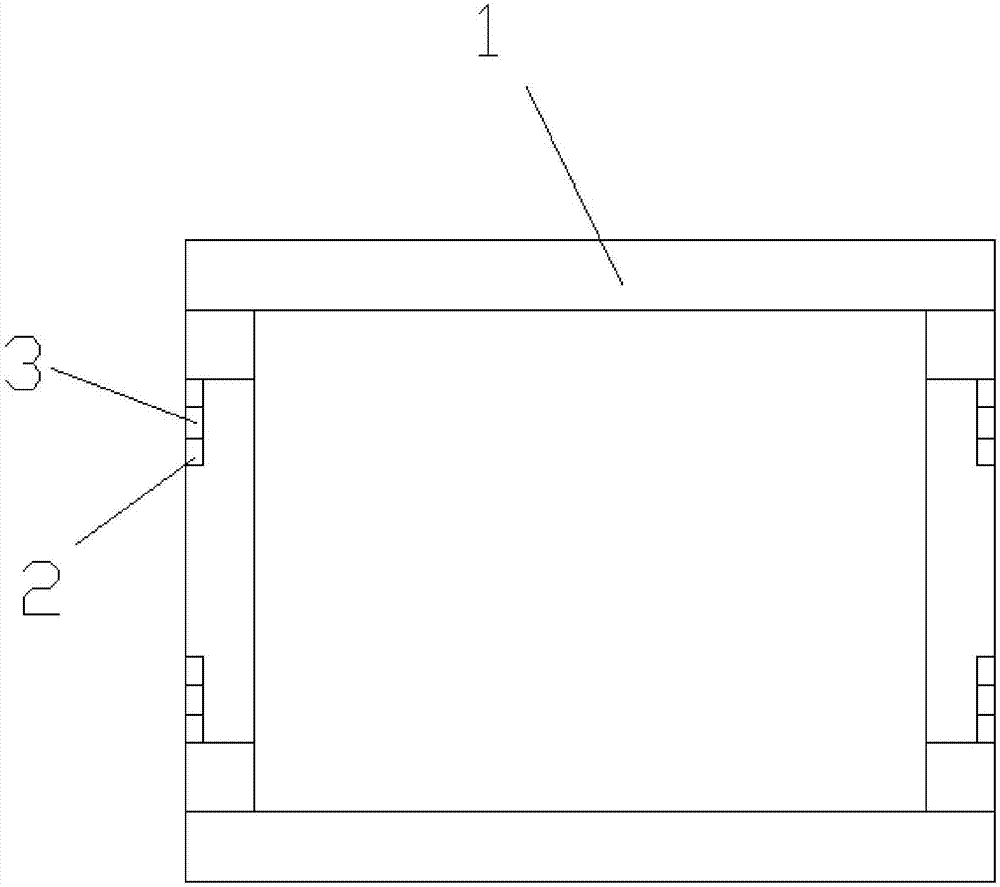 管廊宽度伸缩连接框的制作方法