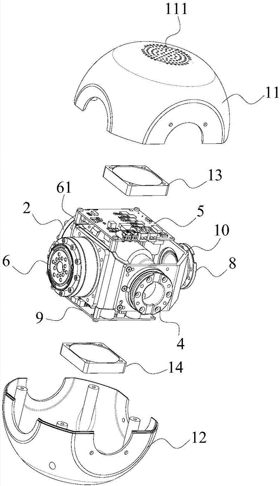 一种舵机组件、机器人关节结构及机器人的制作方法