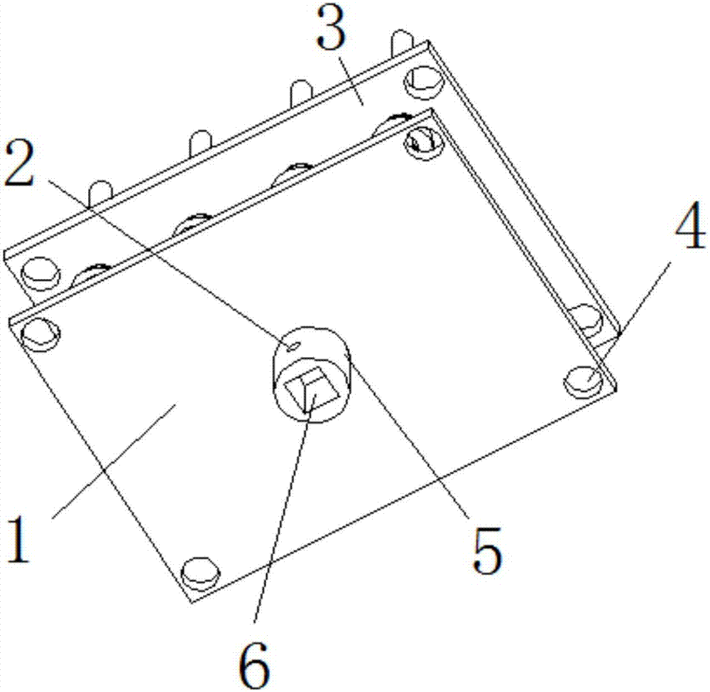 一种防转动的模具顶出结构的制作方法