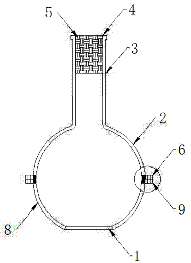 一种化学实验用烧瓶的制作方法