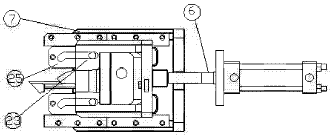 管件模具内R圆角抽芯结构模具的制作方法