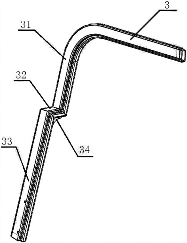 一种上部收窄的叉车护顶架的制作方法