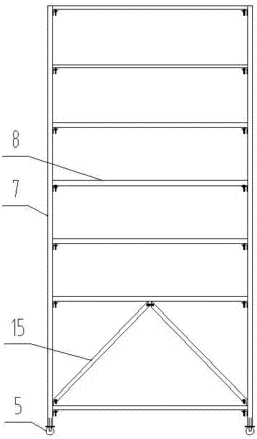 建筑施工独立框架柱钢筋绑扎操作平台的制作方法