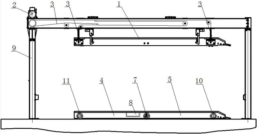 一种带无轨移动载车板的双层升降横移立体车库的制作方法