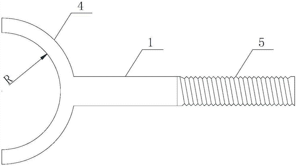一种巷道钢管混凝土支架支撑的伸缩式双弧形顶杆的制作方法
