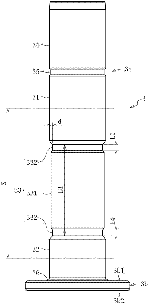 流体轴承装置用轴构件以及流体轴承装置的制作方法