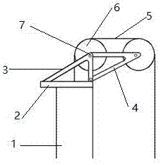 链条式抽油机顶部旋转让位机构的制作方法
