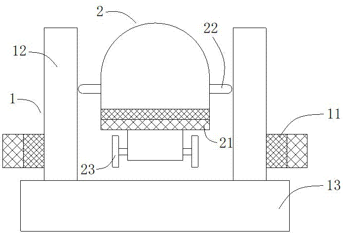 一种磁悬浮车与轨道的安装结构的制作方法