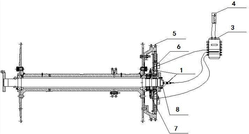 自动扶梯驱动轮振动检测装置的制作方法