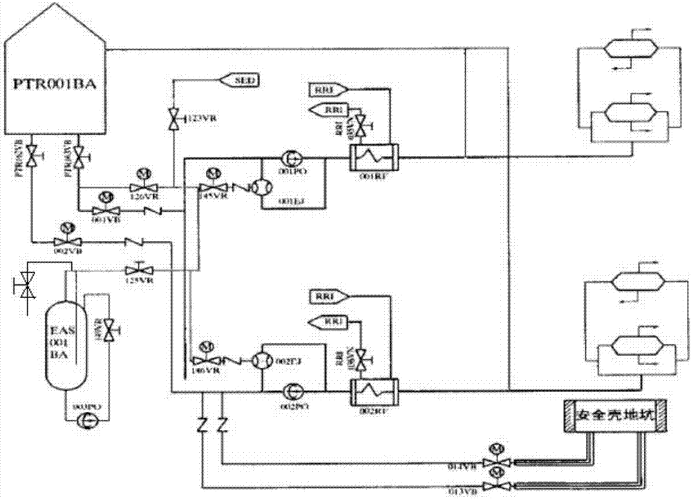 一种核电站安全壳喷淋系统的钠离子控制装置的制作方法