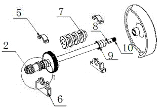 一种发动机凸轮轴的连接装置的制作方法