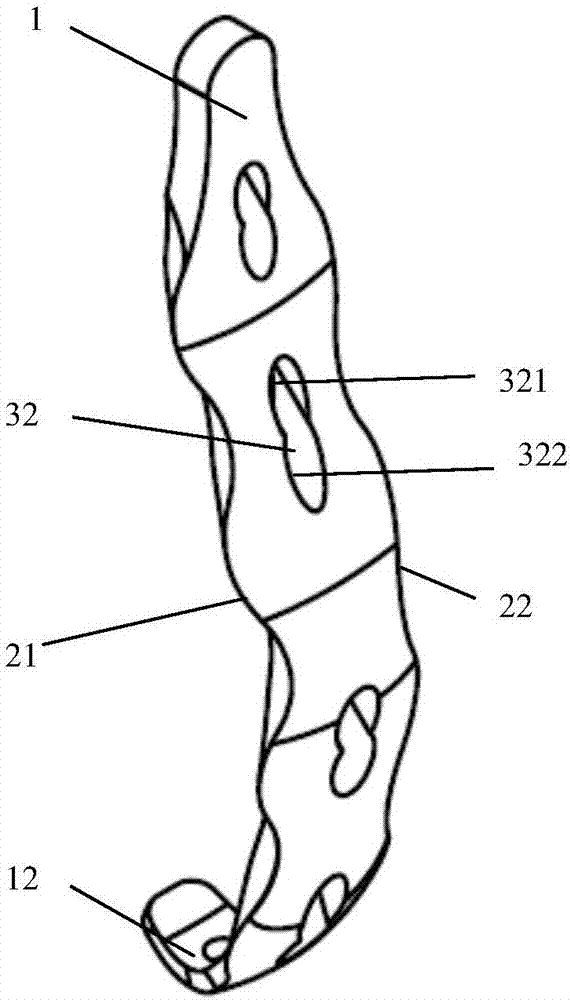 一种第5跖骨基底部骨折微型解剖锁定钩状钢板的制作方法
