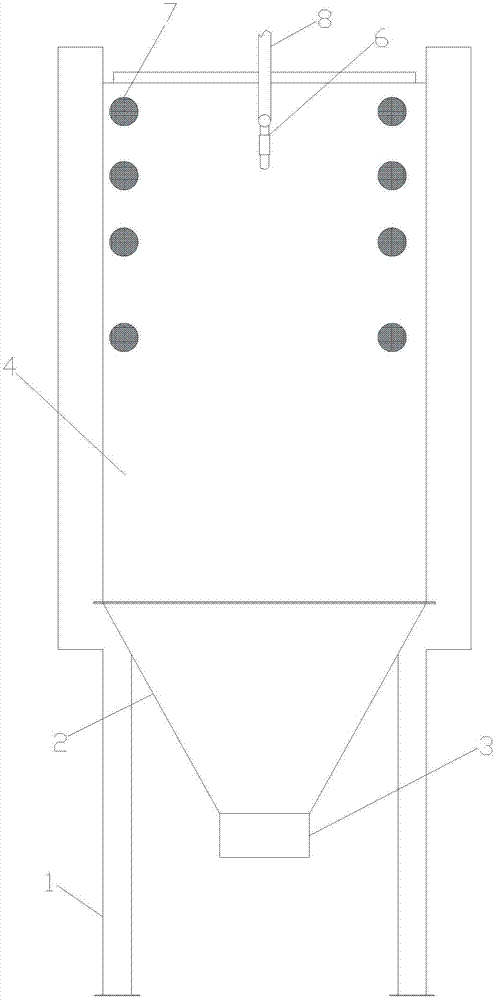 一种尸体焚烧用的袋式除尘装置的制作方法