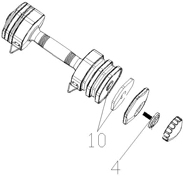 一种组合式多用拉力杠铃的制作方法