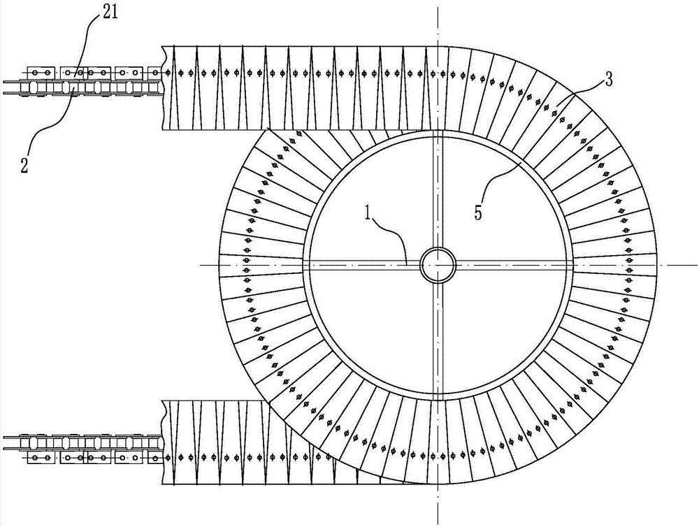 小半径晾制螺旋塔的制作方法