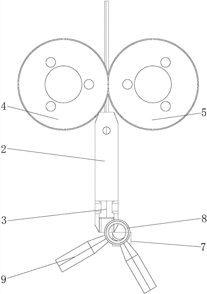 一种异形截面螺旋弹簧调心装置的制作方法