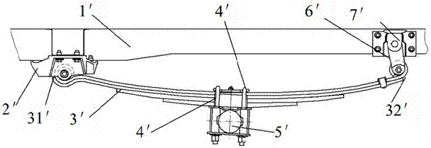 纵置FRP板簧本体及其总成结构的制作方法
