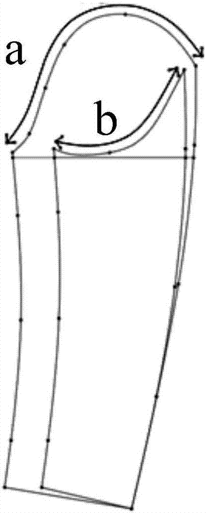 斜肩体西服的制作方法