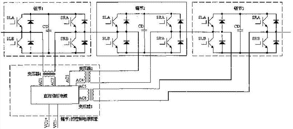 他励起动自励供电的级联子模块电源系统的制作方法