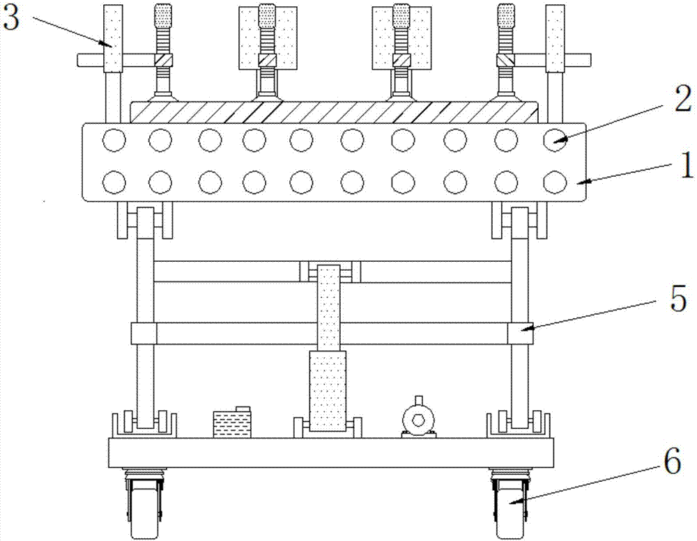 一种压缩机的控压机支架焊接工装的制作方法