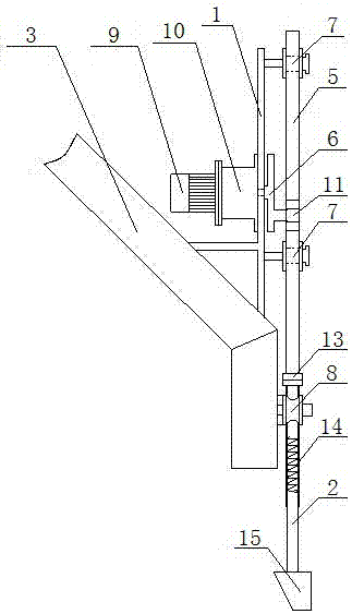 陶瓷纤维电阻炉自动打料装置及布料机的制作方法