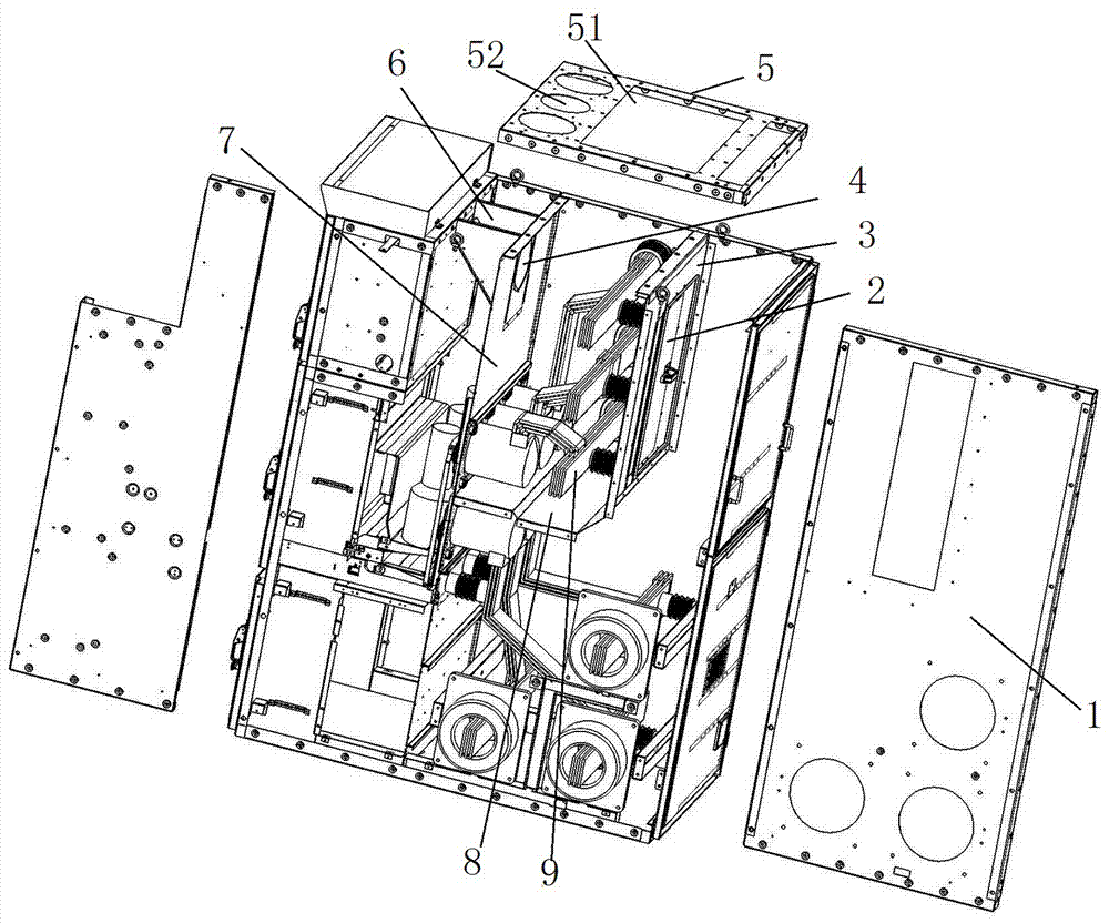 一种金属封闭式开关柜母线室的独立风冷结构的制作方法